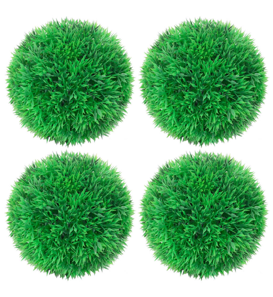 Boules de buis artificielles 4 pcs 12 cm