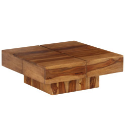 Table basse 80x80x30 cm bois d'acacia massif