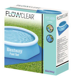 Bestway Tapis de sol pour piscine Flowclear 274x274 cm