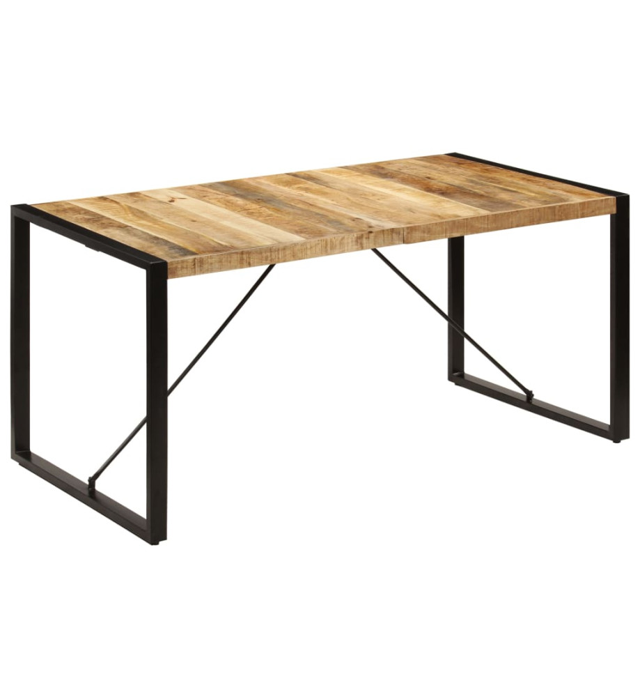 Table de salle à manger 160x80x75 cm Bois de manguier massif