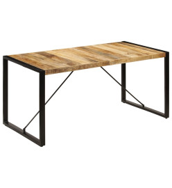 Table de salle à manger 160x80x75 cm Bois de manguier massif