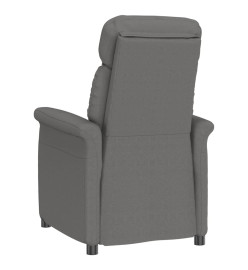 Fauteuil inclinable Gris foncé Similicuir daim