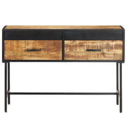 Table console 110x35x75 cm Bois de manguier brut