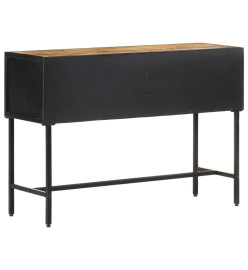 Table console 110x35x75 cm Bois de manguier brut