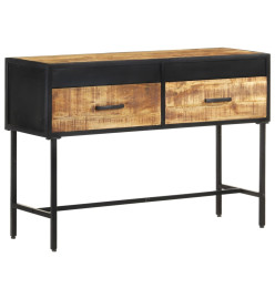 Table console 110x35x75 cm Bois de manguier brut