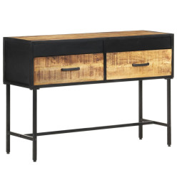 Table console 110x35x75 cm Bois de manguier brut