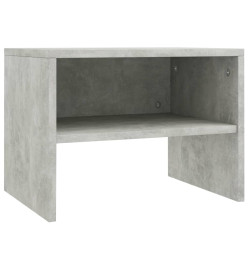 Table de chevet Gris béton 40 x 30 x 30 cm Aggloméré