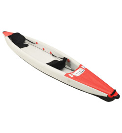 Kayak gonflable rouge 424x81x31 cm polyester