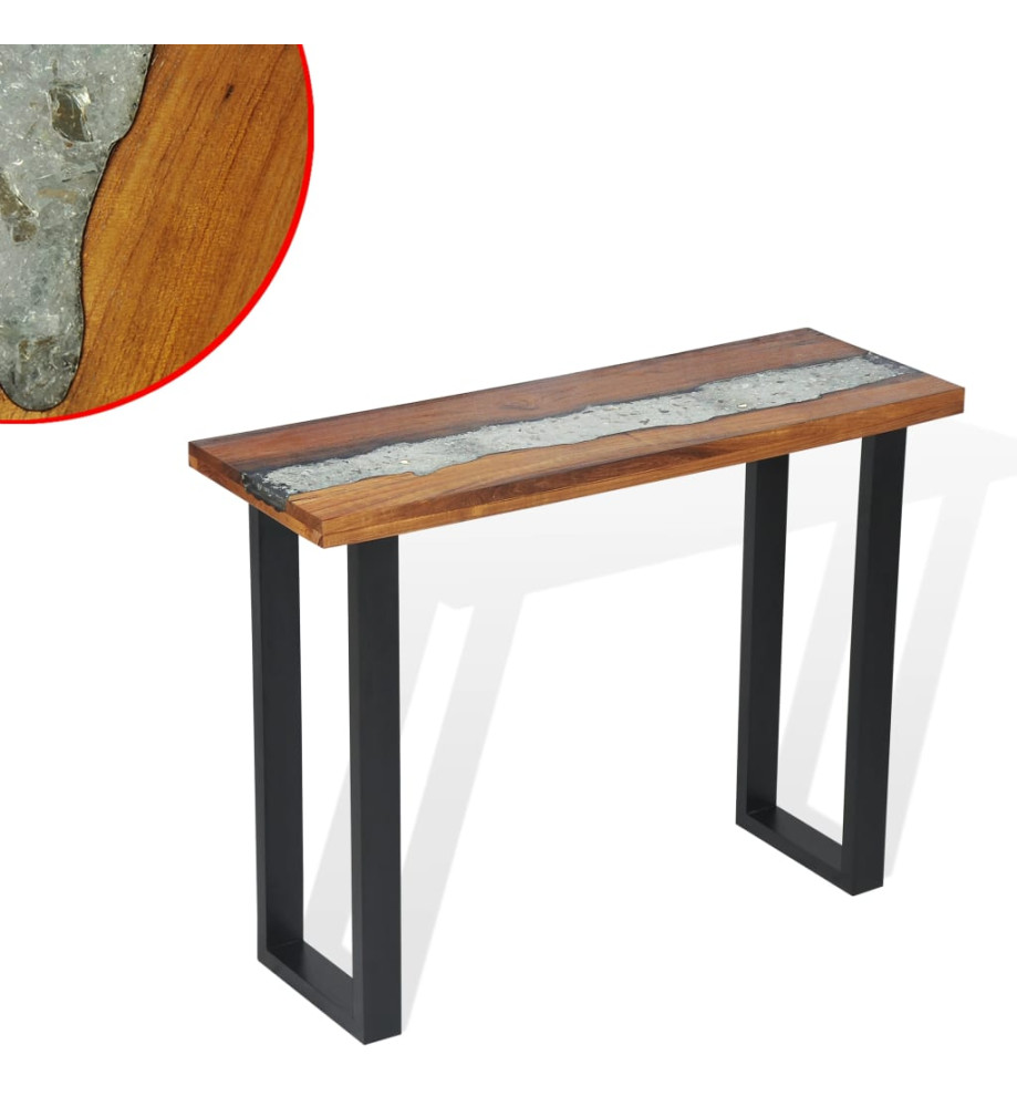 Table console Teck 100 x 35 x 75 cm