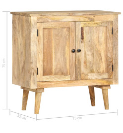 Buffet 75 x 35 x 75 cm Bois de manguier massif