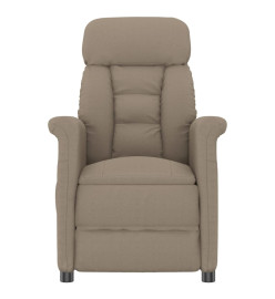 Fauteuil de massage électrique Taupe Similicuir daim