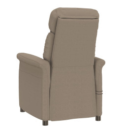 Fauteuil de massage électrique Taupe Similicuir daim