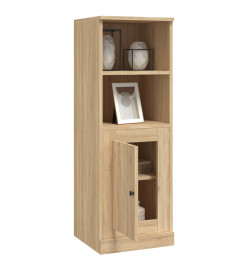 Buffet haut chêne sonoma 36x35,5x103,5 cm bois d'ingénierie