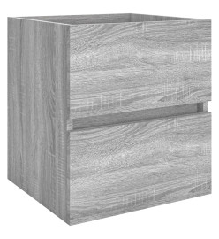 Armoire de lavabo Sonoma gris 41x38,5x45 cm Bois d'ingénierie