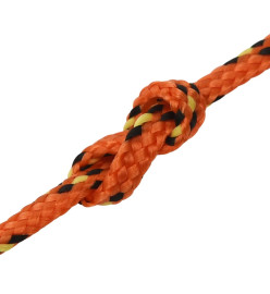 Corde de bateau Orange 2 mm 25 m Polypropylène