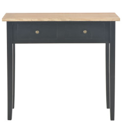 Table de console et coiffeuse Noir 79x30x74 cm Bois