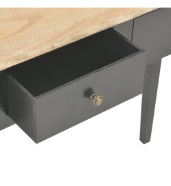 Table de console et coiffeuse Noir 79x30x74 cm Bois