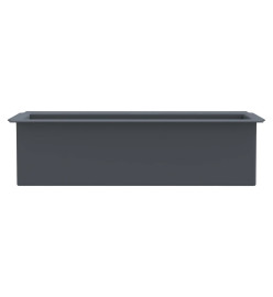 Boîtes à fleurs pour palettes euro 12 pcs Gris 36x13,5x9,5cm PP