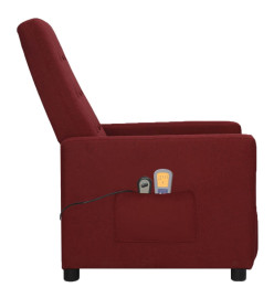 Fauteuil électrique de massage Bordeaux Tissu