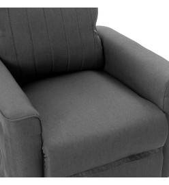 Fauteuil électrique de massage Gris clair Tissu