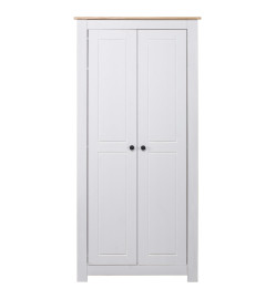 Garde-robe Blanc 80x50x171,5 cm Pin massif Assortiment Panama