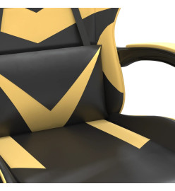 Chaise de jeu Noir et doré Similicuir