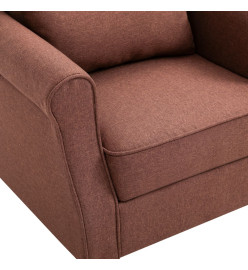 Fauteuil Marron Tissu