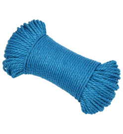 Corde de travail Bleu 3 mm 100 m Polypropylène