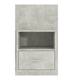 Tables de chevet murales 2 pcs Gris béton