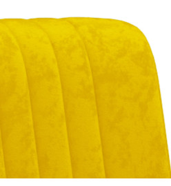 Fauteuil Jaune moutarde Velours