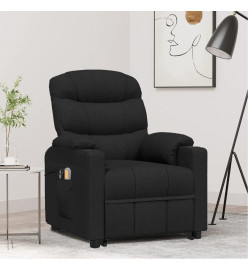 Fauteuil de massage Noir Tissu