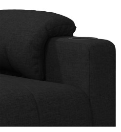 Fauteuil de massage Noir Tissu