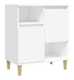 Buffets 2 pcs blanc 60x35x70 cm bois d'ingénierie