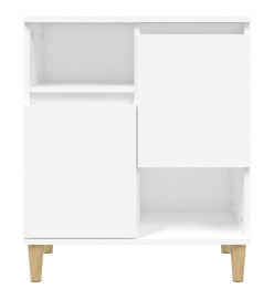 Buffets 2 pcs blanc 60x35x70 cm bois d'ingénierie