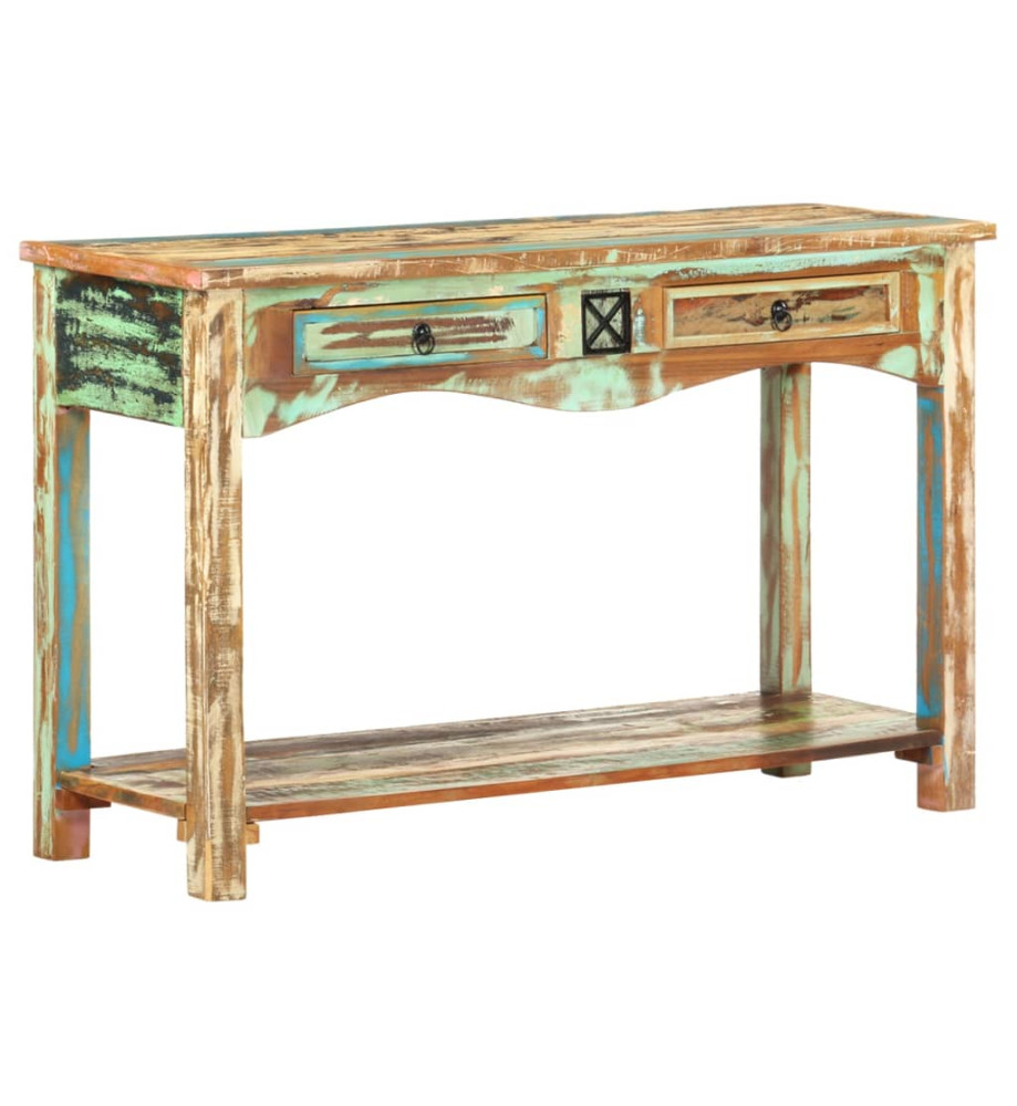 Table console 120x40x75 cm Bois solide de récupération