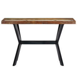 Table de salle à manger 120x60x75cm Bois de récupération massif