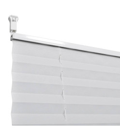 Store plissé 60x125 cm Blanc