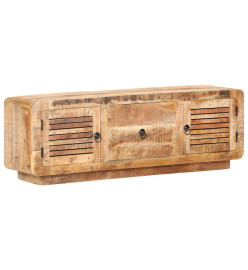 Meuble TV 120x30x40 cm Bois de manguier brut