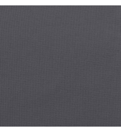 Coussin rond anthracite Ø 60 x11 cm tissu oxford