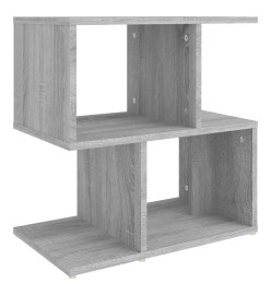 Table de chevet Sonoma gris 50x30x51,5 cm Bois d'ingénierie