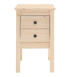 Tables de chevet 2 pcs 40x35x61,5 cm Bois de pin massif