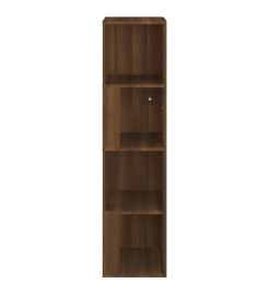 Armoire d'angle Chêne marron 33x33x132 cm Bois d'ingénierie