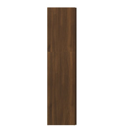 Armoire d'angle Chêne marron 33x33x132 cm Bois d'ingénierie