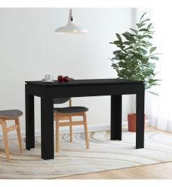 Table de salle à manger Noir 120 x 60 x 76 cm Aggloméré
