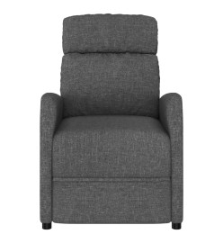 Fauteuil inclinable Gris foncé Tissu