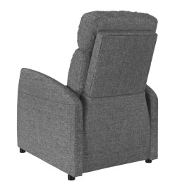 Fauteuil inclinable Gris foncé Tissu