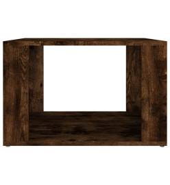 Table de chevet Chêne fumé 57x55x36 cm Bois d'ingénierie