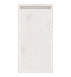 Armoire murale Blanc 30x30x60 cm Bois de pin massif