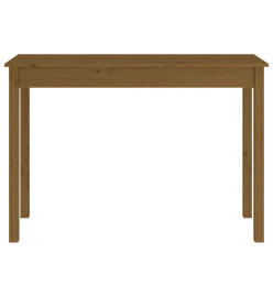 Table console Marron miel 110x40x75 cm Bois massif de pin