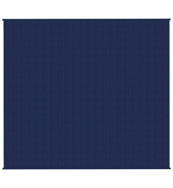 Couverture lestée Bleu 200x225 cm 13 kg Tissu